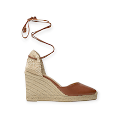 SANDALI “Espadrilla Carina – Castañer” IN VITELLO MARRONE  90 mm