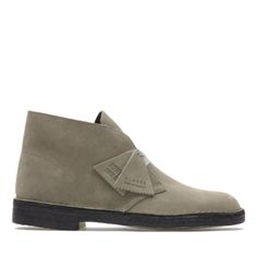 SCARPE STRINGATE “Polacchine Desert Boot – Clarks” IN CAMOSCIO SABBIA FONDO PARA