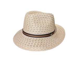 CAPPELLO “Edward – Borsalino” TRECCIA CANAPA BEIGE