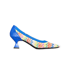 DE’COLLETE’ “Walter Violet” IN MICRO RETE  MULTICOLOR 50 mm