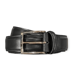 CINTURE “AlbertoLuti” IN PELLE NERO