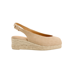 SANDALI “Castañer – Dosalia” IN TESSUTO BEIGE 50 mm