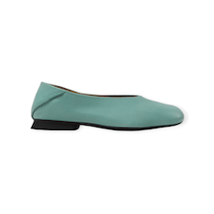 BALLERINE “Casi Myra – Camper” IN VITELLO VERDE 10 mm
