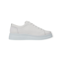 SCARPE STRINGATE “Sneaker Runner Up – Camper ” IN VITELLO BIANCO FONDO GOMMA 20 mm