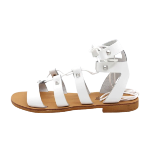 Sandalo Donna KEYS in pelle ed ecopelle – K-6431 WHITE