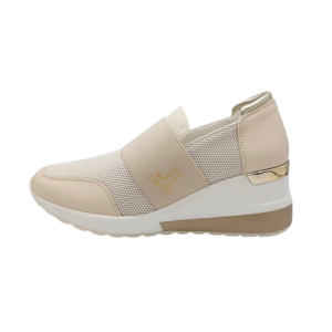 Slip-on Donna LANCETTI in tessuto mesh ed ecopelle – LT94820SD BEIGE