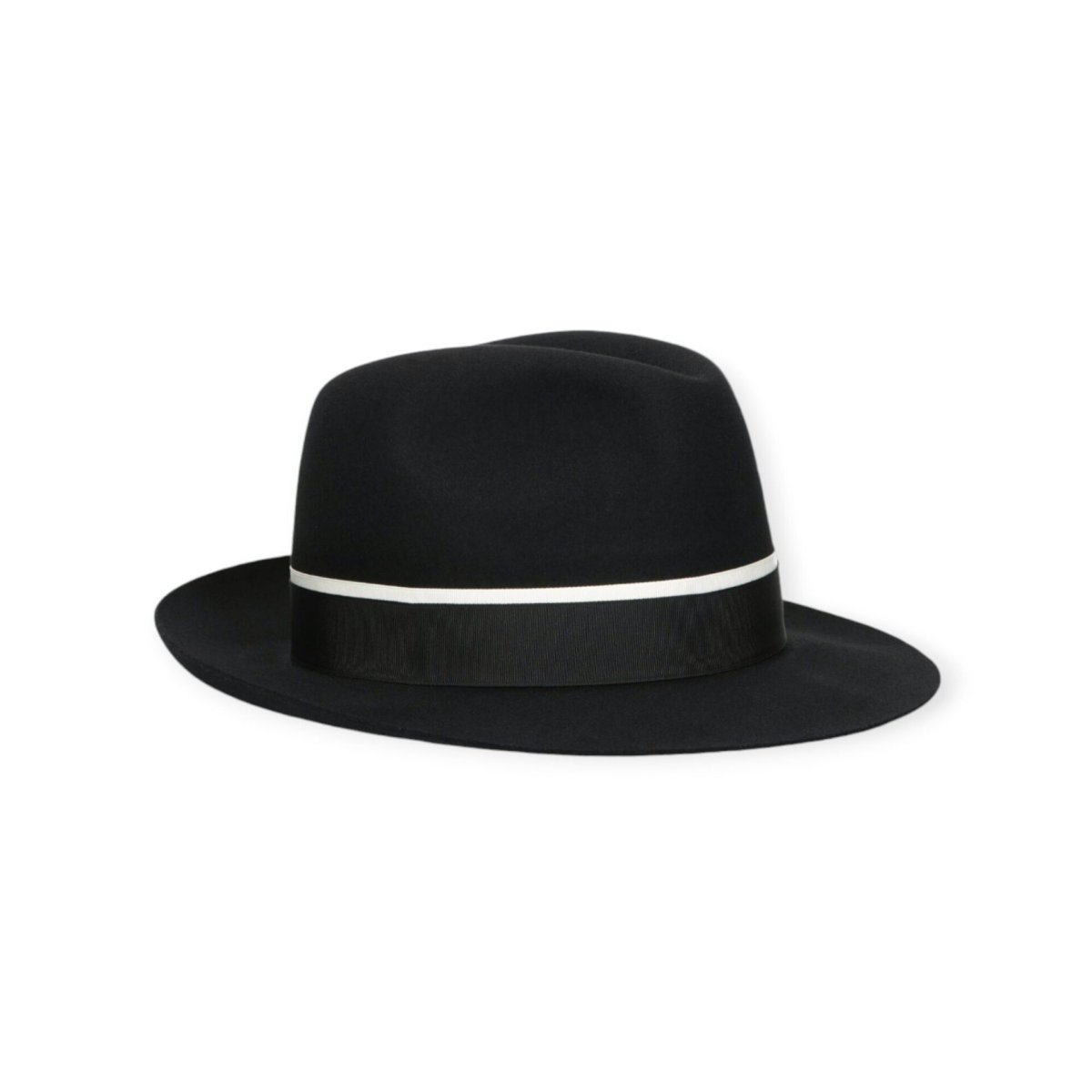 CAPPELLO “Jer – Borsalino ” IN FELTRO DI LANA TESA MEDIA NERO - immagine 3