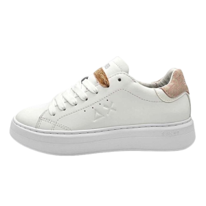 Sneaker Donna SUN68 in pelle – GRACE LEATHER Z44225  BIANCO/ROSA