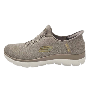 Sneaker Donna SKECHERS in mesh effetto serpente – 150128/TPGD TAUPE/GOLD