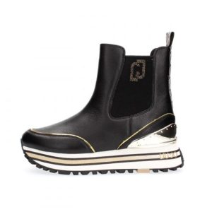 Sneaker Donna Liu Jo calzino in pelle e tessuto – BF1057-PX188 BLACK