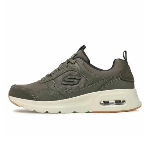 Sneaker Uomo SKECHERS in pelle, camoscio e tessuto mesh – 232646/OLV OLIVE