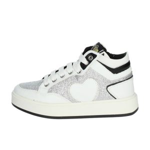 Sneaker alta Bambina ASSO in ecopelle – AG-14063 WHITE