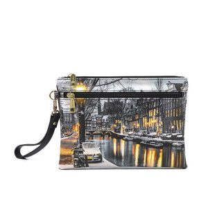 Pochette medium Donna YNOT? in goffrato – YES-343F3 AMSTERDAM SNOW