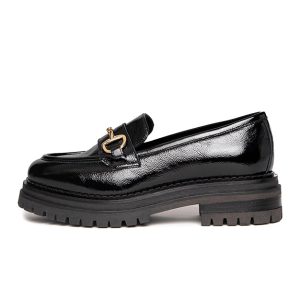 Mocassino Donna NERO GIARDINI in pelle lucida – I205105D/100 NERO