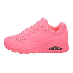 Sneaker Donna SKECHERS UNO STAND ON AIR in pelle – 73690/CRL CORAL