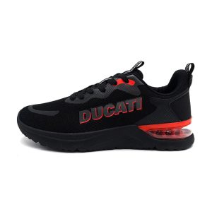 Sneaker Uomo DUCATI in tessuto traspirante – DS604 TOTAL BLACK