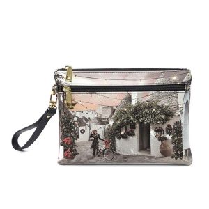 Pochette medium Donna YNOT? in goffrato – YES-343F3 TRULLI XMAS