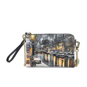 Pochette small Donna Y NOT? in goffrato – YES-384F3 AMSTERDAM SNOW