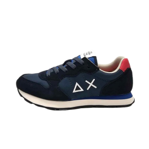 Sneaker Bambino SUN68 TOM SOLID in tessuto e camoscio – Z34301T BOY’S TOM SOLID TEEN NAVY BLUE