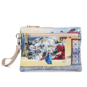 Pochette small Donna YNOT? in goffrato – YES-342S5 GREEK SUMMER