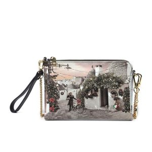 Pochette small Donna Y NOT? in goffrato – YES-384F3 TRULLI XMAS