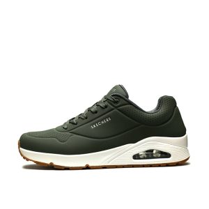 Sneaker Uomo SKECHERS in pelle – 52458/OLV OLIVE