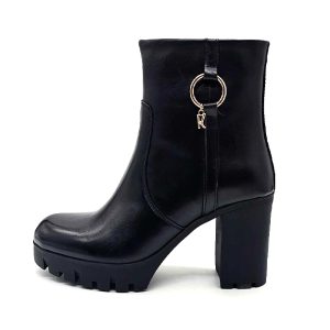Tronchetto Donna KEYS in pelle – K-10162 NERO