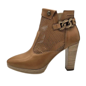 Tronchetto Donna NERO GIARDINI in pelle – E409740D/400 CUOIO