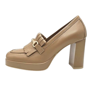 Mocassino Donna alto NERO GIARDINI in pelle – E409462D/423 CORDA