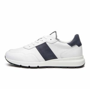 Sneaker Uomo NERO GIARDINI in pelle – E500661U/707 BIANCO