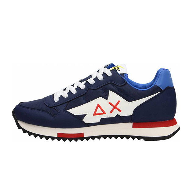 Sneaker Uomo SUN68 in tessuto e pelle – NIKI SOLID Z33121 NAVY BLUE - immagine 2