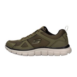 Sneaker Uomo SKECHERS in tessuto tecnico – 52631/OLBK OLIVE/BLACK