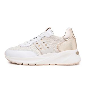 Sneaker Donna NERO GIARDINI in pelle – E512862D/707 BIANCO