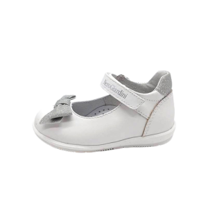 Ballerina Bimba NERO GIARDINI KIDS in pelle – E322404F707 BIANCO
