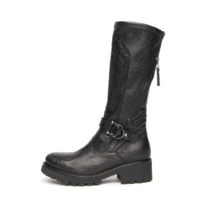 Stivale Donna Nero Giardini in pelle – I117706D/100