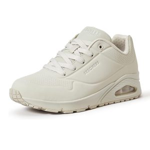 Sneaker Donna SKECHERS in pelle – 73690/OFWT OFF WHITE