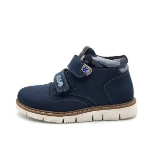Sneaker alta Bambino ASSO in ecopelle – AG-14241 BLEU