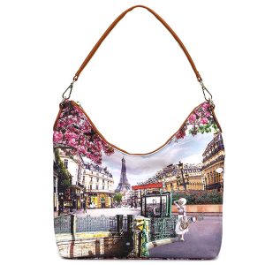 Borsa/tracolla hobo Donna YNOT? in goffrato – YES-618S5 EMILY IN PARIS