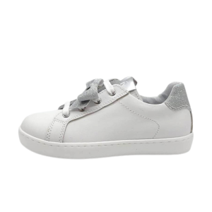 Sneaker Bambina NERO GIARDINI KIDS in pelle – E327410F/707 BIANCO