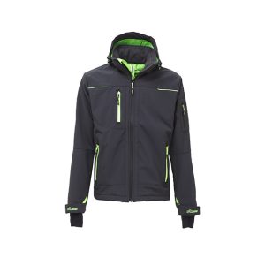 Giubbotto U-POWER SOFT SHELL SPACE – SPACE FU187RL ASPHALT GREY/GREEN