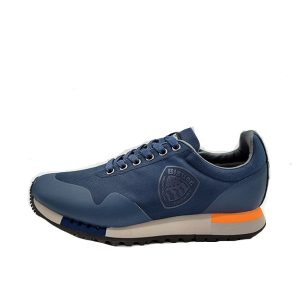 Sneaker Uomo Blauer in tessuto tecnico e pelle – F1DENVER03 NAVY