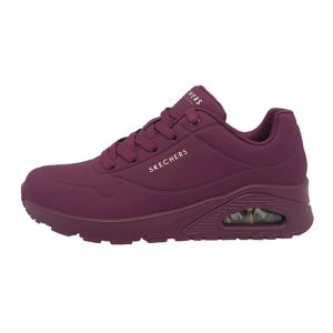 Sneaker Donna SKECHERS in pelle – 73690/PLUM PLUM