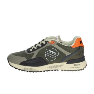Sneaker Uomo BLAUER in tessuto nylon e pelle – S3HOXIE01/RIP ELEPHANT