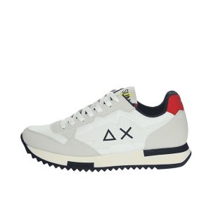 Sneaker Uomo SUN68 in tessuto e pelle – NIKI SOLID Z32118 BIANCO