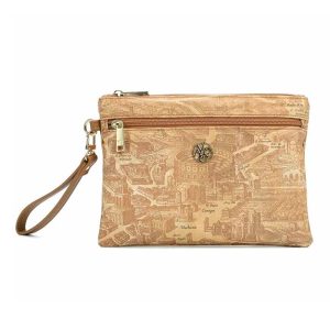 Pochette Donna YNOT? in tessuto – YES-343S5 TAN