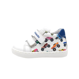Sneaker Bimbo NERO GIARDINI KIDS in pelle – E324844M/707 BIANCO