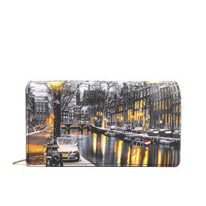 Portafogli Donna YNOT? in goffrato – YES-364F3 AMSTERDAM SNOW