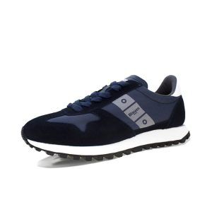Sneaker Uomo BLAUER in tessuto nylon e camoscio – S2DAWSON02/NYS NAVY