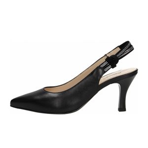 Décolleté Donna slingback NERO GIARDINI in pelle – E218341DE/100 NERO