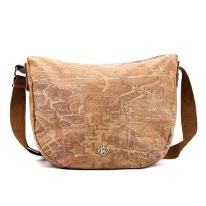 Tracolla Hobo Donna YNOT? in tessuto – GUM-011S5 TAN